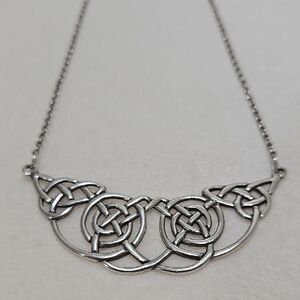 Celtic Knot Sterling Silver Necklace